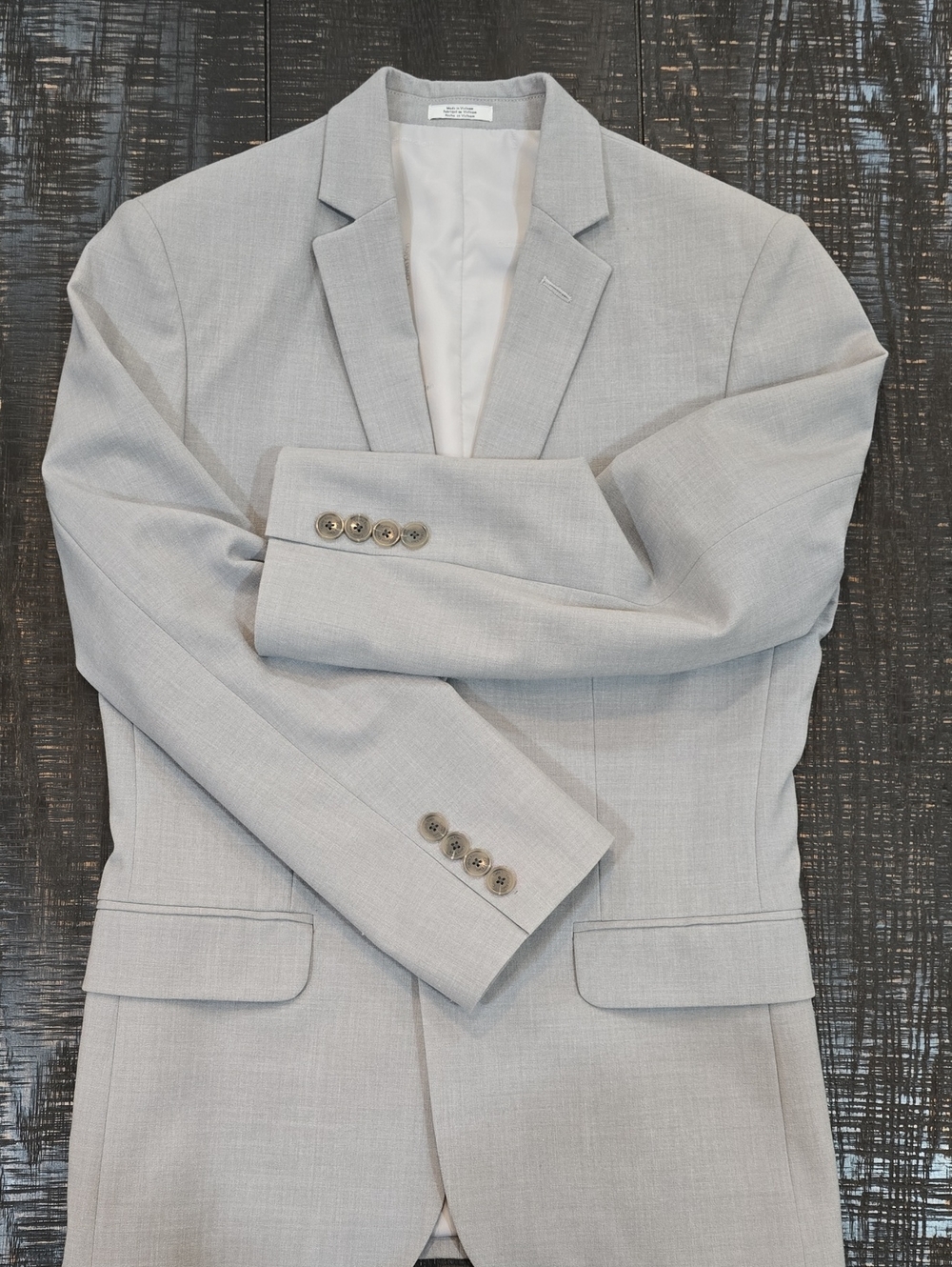 Light Gray Boy's Suit Blazer - Unbranded